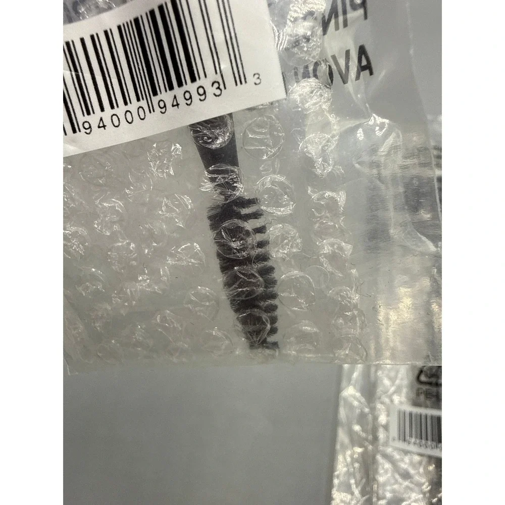 Avon Pro Brow Brush Dual Ended Eye Grooming Tool Black F3813171 Lot of 3